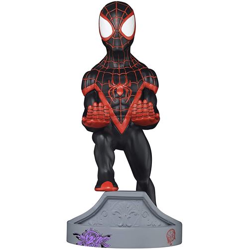 Figurine Spiderman Miles morales cable guy - compatible manette Xbox one / Xbox Series / PS4 / PS5 / Smartphone et autres
