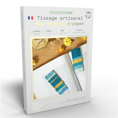 Coffret DIY - Duo de marque-pages à tisser - French Kits