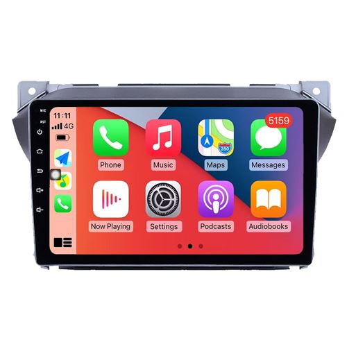 Autoradio Multimédia RoverOne Android CarPlay Android Auto GPS pour Suzuki Alto 2009 - 2016