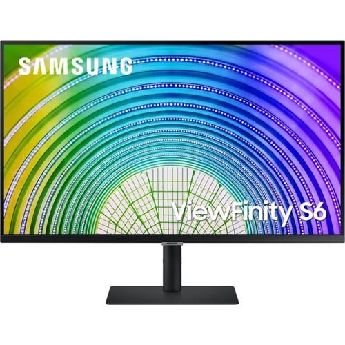 Samsung ViewFinity S6 S32A600UUP - S60UA Series - écran LED - 32" - 2560 x 1440 QHD @ 75 Hz - VA - 300 cd/m² - 3000:1 - HDR10 - 5 ms - HDMI, DisplayPort, USB-C - noir