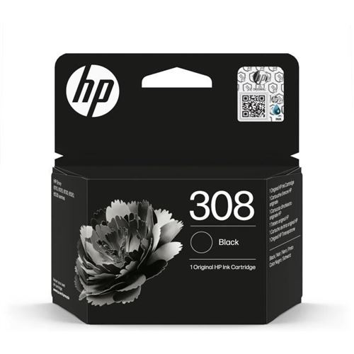 Hp 308 7Fp21ue Cartouche D'encre Noire D'origine - Image 2