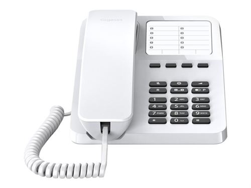 Téléphone de bureau mural analogique Gigaset DESK 400 blanc