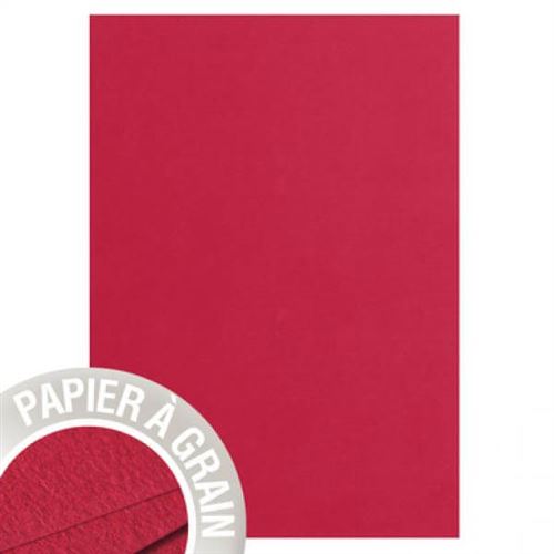 50 Feuilles A4 Pollen coloris Cerise 120g