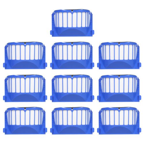 10pcs Filtre Remplacement Accessoires Kit Réapprovisionnement pour iRobot Roomba 600 Série 690 691 694 650 651 664 615 601 630 Aspirateur