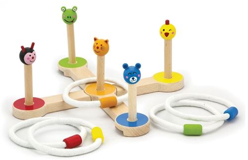 Viga Toys gibier à sonneries animaux multicolores