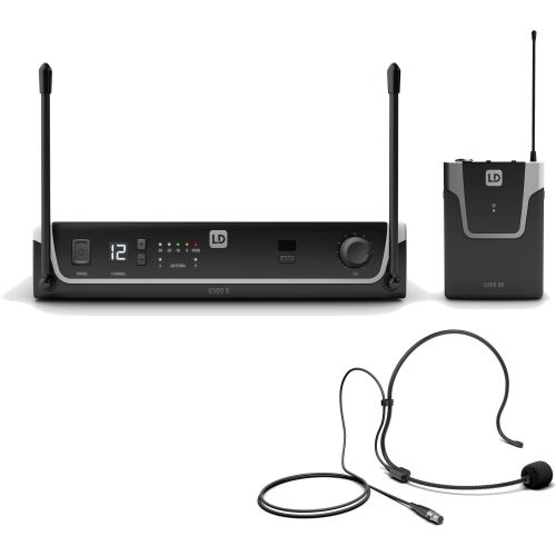 LD Systems U306 BPH micro serre-tête et émetteur de poche (655-679 MHz)