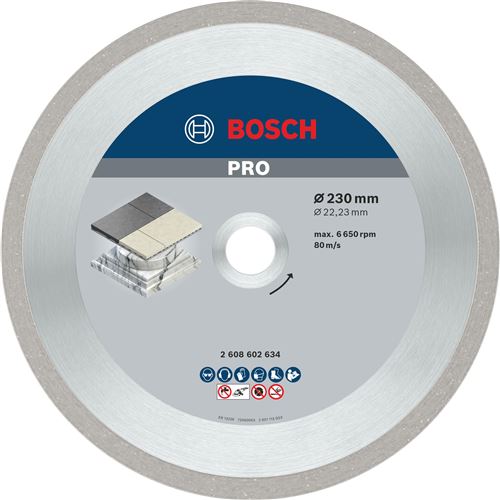Bosch PRO Ceramic Diamanttrennscheibe, 230 x 22,23 mm