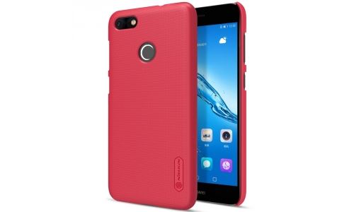 Coque protection Frosted Shield rouge + film écran Y6 PRO 2017