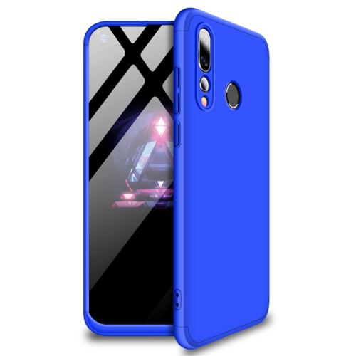 Coque en TPU mat en 3 parties détachable bleu pour votre Huawei nova 4