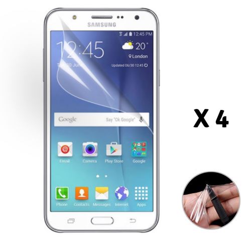 Lot de 4 Films Protection pour Samsung Galaxy J5 2016 J510 - Protecteur Ecran en Plastique Ultra Resistant Anti Rayure Ultra Mince Phonillico®