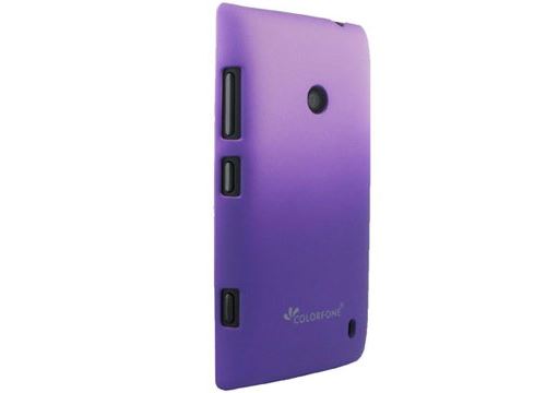 Coque rubber K-Meleon dégradé prune pour Nokia Lumia 520