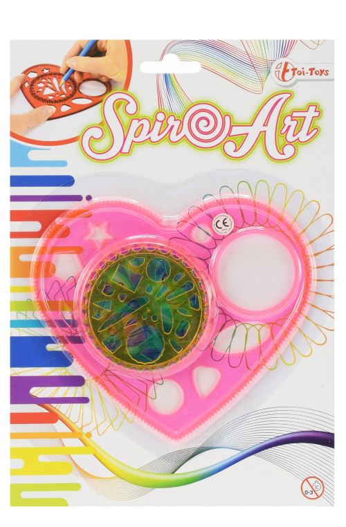 Toi-Toys set spirographie coeurs 5 pièces