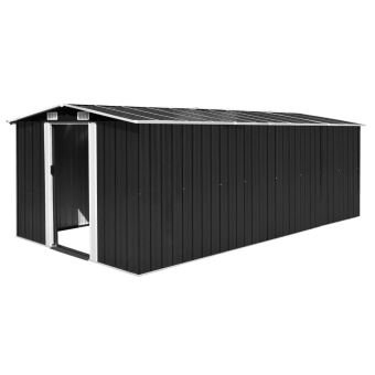 770 90 Sur Abri De Jardin 257 X 497 X 178 Cm Metal Anthracite