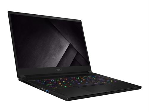 MSI Stealth GS66 10SGS-481FR - Intel Core i7 10875H / 2.3 GHz - Win 10 Pro - GF RTX 2080 SUPER - 32 Go RAM - 2 To SSD NVMe - 15.6 1920 x 1080 (Full HD) @ 240 Hz - Wi-Fi 6 - noir profond