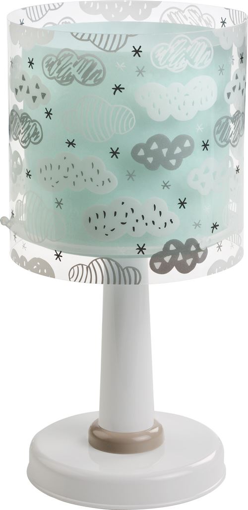Dalber Lampe de table Clouds 30 cm turquoise