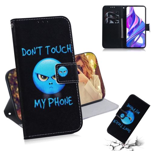 Etui en PU peau d'impression ne touche pas pour votre Huawei Honor 9X/9X Pro