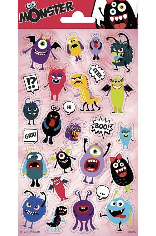 Haza Original feuille d'autocollants échantillons 26 pièces multicolores