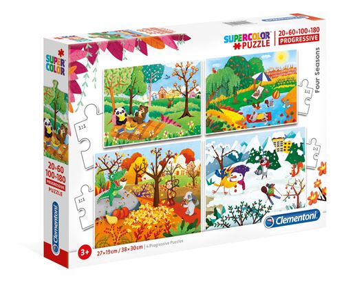 PUZZLES 20-60-80-100-180 pieces - Les 4 saisons