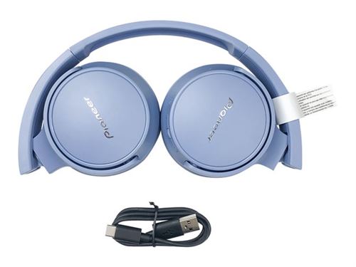 Pioneer S3 Wireless - Écouteurs avec micro - sur-oreille - Bluetooth - sans fil - bleu