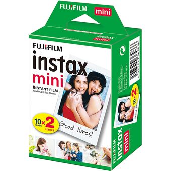 Pack de 10 photos Fujifilm Instax Mini Noir - Pellicule - Achat & prix