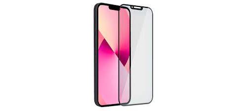 Générique Verre Trempé Vshop Compatible Pour iPhone 13 Mini Bordures Noir