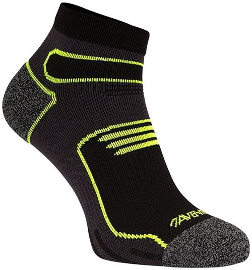 2-Pack socquettes hommes noir taille / jaune 39/42