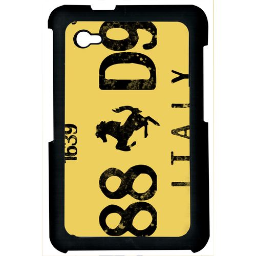 Coque Samsung Galaxy Tab 7.0+ Plus Plaque Immatriculation Italie