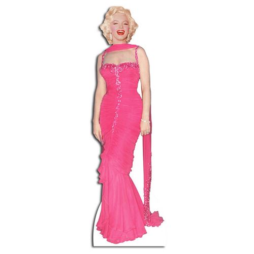 GENERIQUE Figurine en carton 'Pink Robe du soir' Marilyn Monroe 181 cm