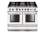 Falcon Continental 1092 - Cuisinière (four à deux étages) - pose libre - largeur : 109.2 cm - profondeur : 60 cm - hauteur : 91.2 cm - classe A - blanc neige