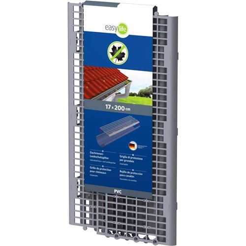 Easy Life - Grille de protection pour gouttières 4x50 cm