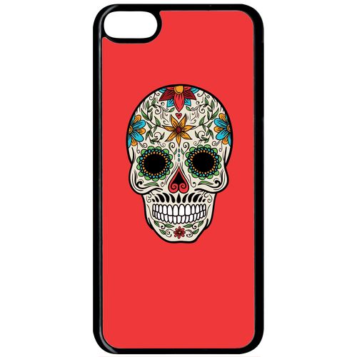 Coque Apple Ipod Touch 6 Crane Couleurs Fond Rouge
