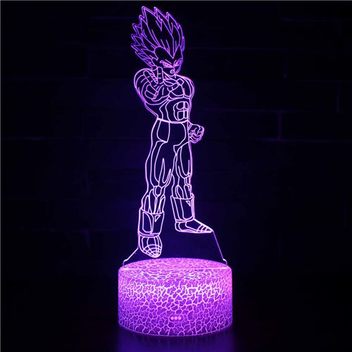 Stack Lampe 3D Tactile Veilleuses Enfant 7 Couleurs Avec Telecommande - Dragon Ball #87