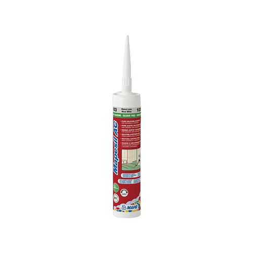 Mastic élastomère silicone pour joints MAPESIL AC - Cartouche de 310 ml - 110 MANHATTAN 2000