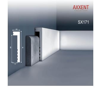 Plinthe Orac Decor Sx171 Axxent Moulure Decorative Surplinthe