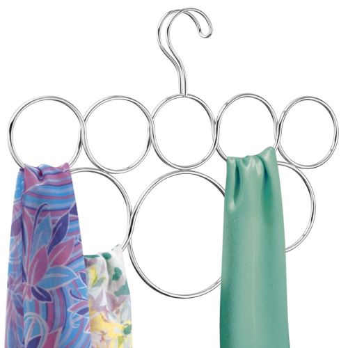 Cintre porte-écharpes 8 anneaux Interdesign Classico