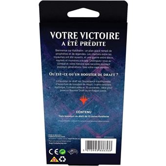 Jeu de cartes Magic Draft Booster 3 pack Kaldheim