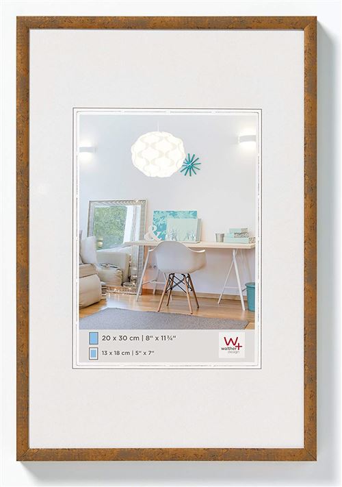 Walther KV015B New Lifestyle Cadre Photo en Plastique, Plastique, Taupe, 21 x 29,7 cm