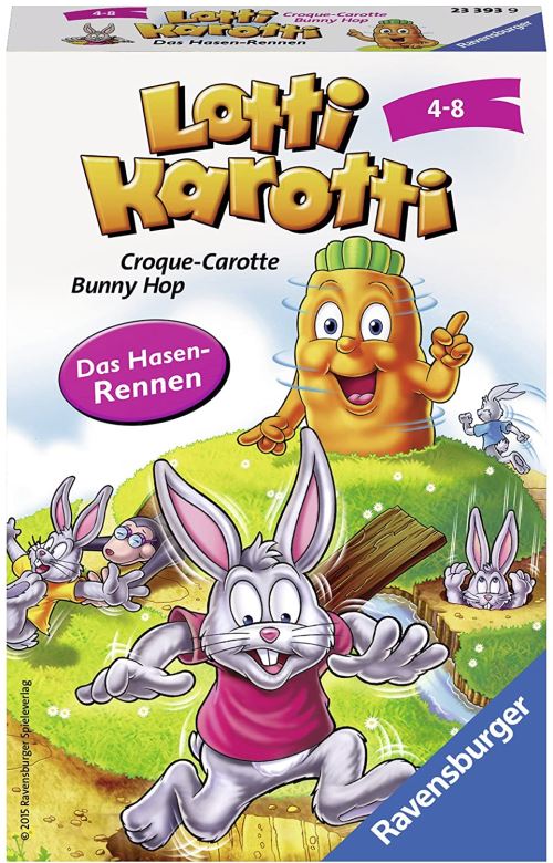 Ravensburger - 233939 - Jeu de Voyage - Croque Carotte - Bunny Hop