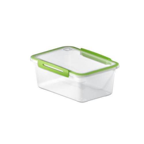 SUNDIS Boîte de conservation plate Memory 1268002 2 L 23x16x9,5 cm vert et transparent