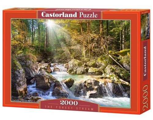 Puzzle Castorland - Sunny Forest Sream, 2000 pièces
