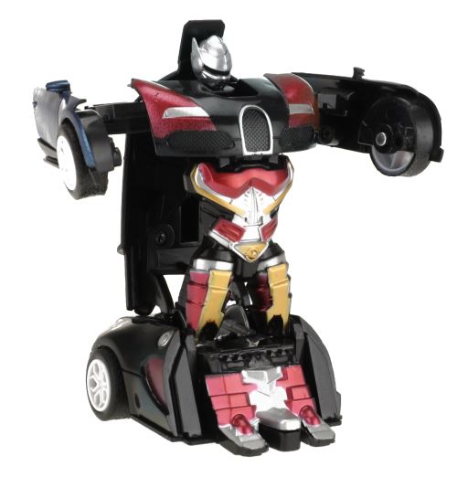 Toi-Toys transformateur robot rouge 14 cm