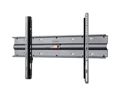 VCM 17803 WF 120 Support Mural Universel Rigide Acier Noir