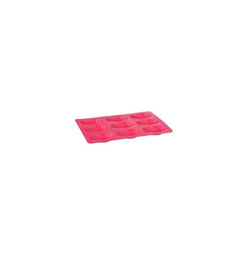 Moule 9 Madeleines Silicone Bake 30cm Rose