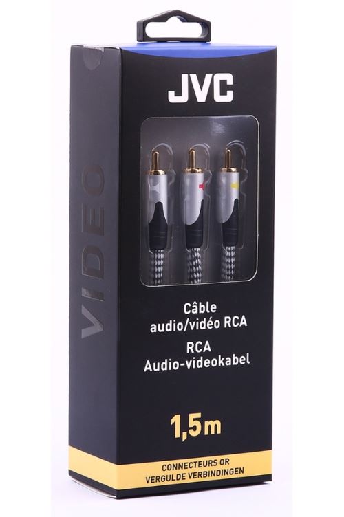 Cable video Jvc Câble audio-vidéo RCA GOLD