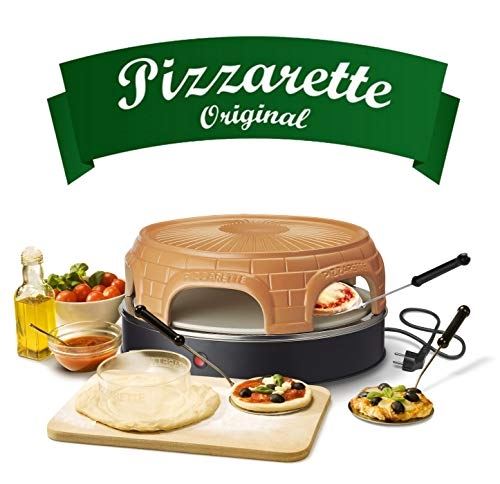Emerio po-116100 machine et four à pizzas 6 pizza(s) noir, orange 1500 w
