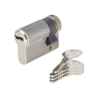 Cilindro Serratura Yale YC1000+ - Estraibile, 6 Perni, 4 Chiavi Reversibili, Nichelato, Per Porte Ingresso - Foto 7