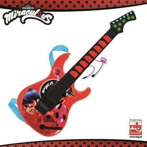 Miraculous ladybag guitare électronique - lien pour mp3 - a piles reig