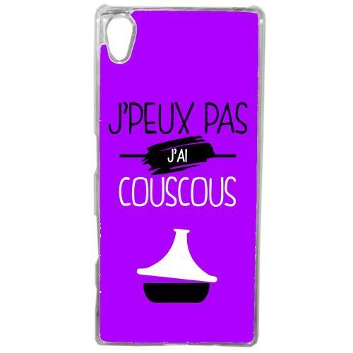 Coque j peux pas j ai couscous 8 compatible sony xperia z4 transparent