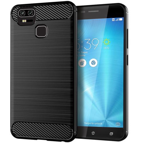 Etui Coque de protection durable souple pour Asus ZenFone3 Zoom - Noir