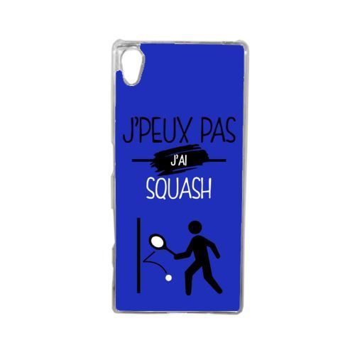 Coque j peux pas j ai squash 12 compatible sony xperia z5 transparent
